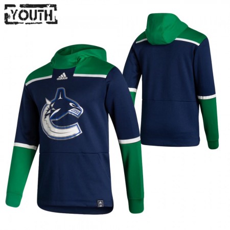 Kinder Eishockey Vancouver Canucks Blank 2020-21 Reverse Retro Pullover Hooded Sweatshirt